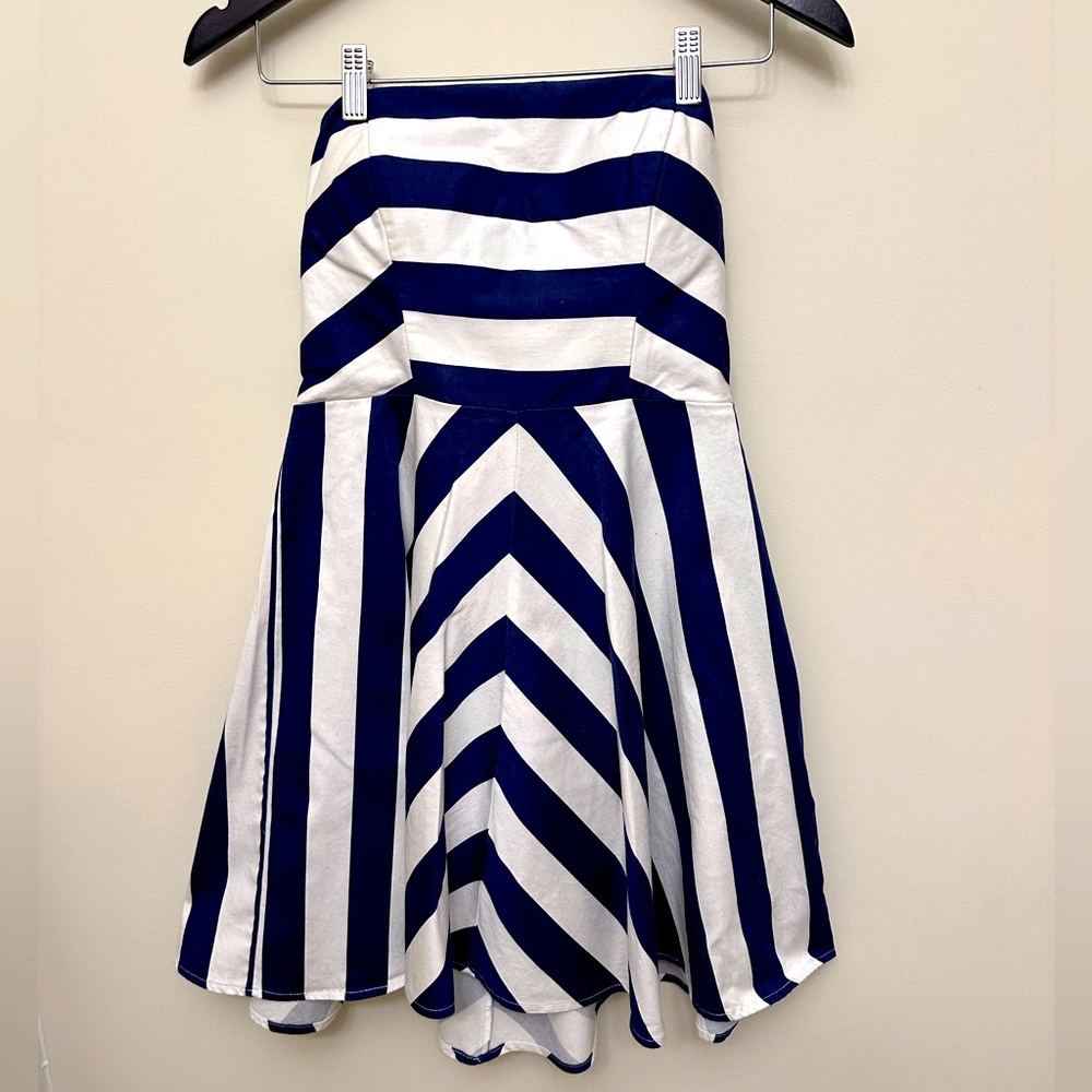City Triangles Strapless Dress